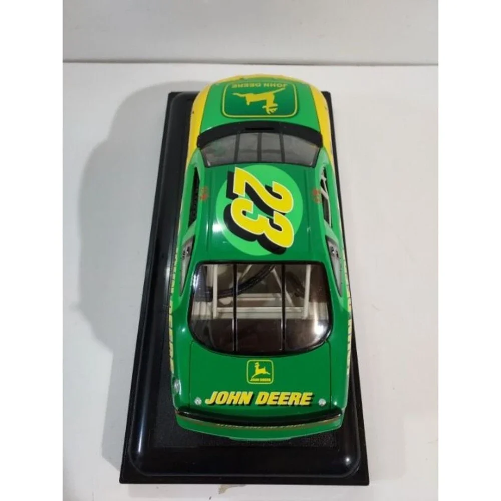 Ertl 1:18 Die Cast 1996 John Deere 23 Pontiac Grand Prix NASCAR Stock Car w/Case